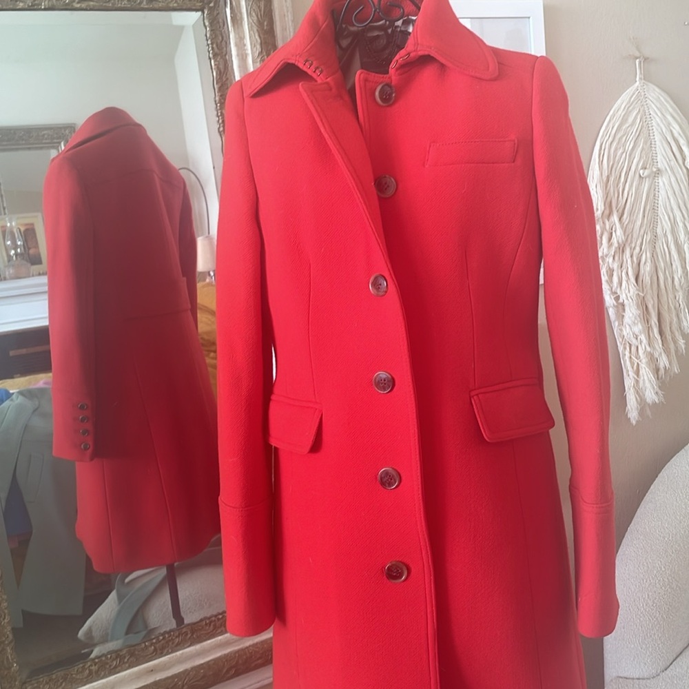 J.Crew Double Cloth wool blend coat. Size 2.